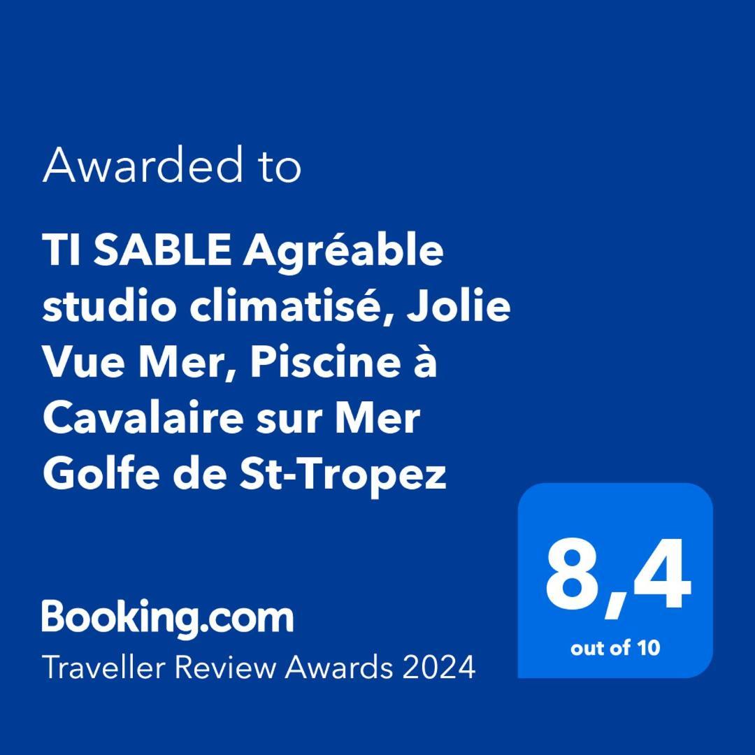 "Ti Sable" Agreable Studio Climatise, Jolie Vue Mer, Piscine A Cavalaire Sur Mer Golfe De St-Tropez Екстериор снимка